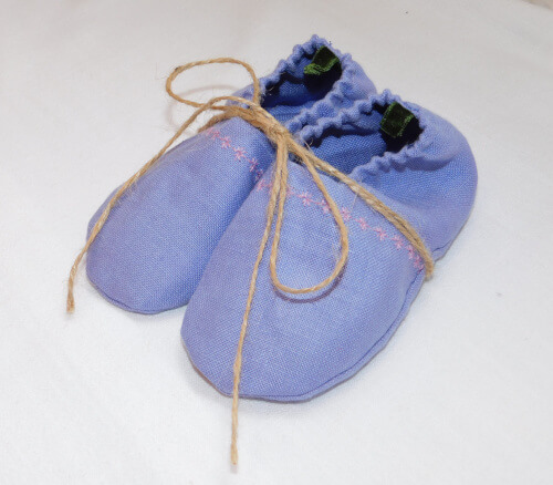 DSCN0212 Baby Linen Shoes