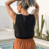 Blusa Brisa de lino negro