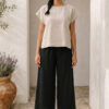 Blusa Nogal de lino avena
