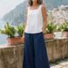 Pantalón Oliva de lino azul marino