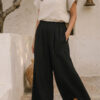Pantalón Oliva de lino negro