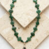 Joyería artesanal piedras naturales collar aventurina verde