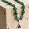 Joyería artesanal piedras naturales collar aventurina verde