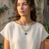 Joyería artesanal de estilo natural en cuarzo rutilado