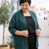 saco-lino-verde-mujer (7) ÁMBAR | Saco lino negro verde pavo