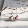 aretes-plata-opalo-rosa-circulares (6) ARETES | Ópalo Rosa Circulares