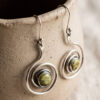 aretes-plata-opalo-verde-espiral (10) ARETES | Ópalo Verde Espiral